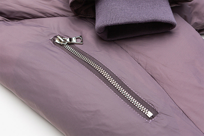 Detachable Hood Zip Puffer Jacket , - Streetwear Jacket - Slick Street