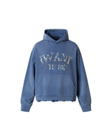 77 Distressed Washed Hoodie