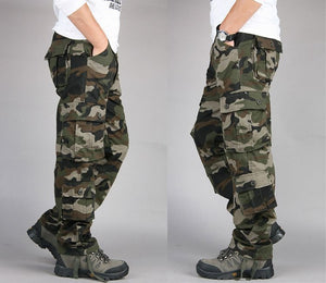 CA26 Tactical Camo Cargo Pants , - Streetwear Pants - Slick Street