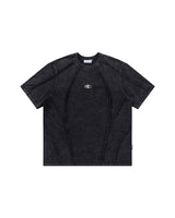 Acid-Wash Crew Neck T-Shirt