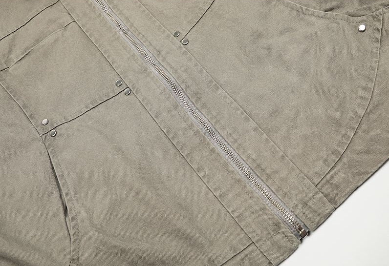 Versatile Workwear Jacket , - Streetwear Jacket - Slick Street