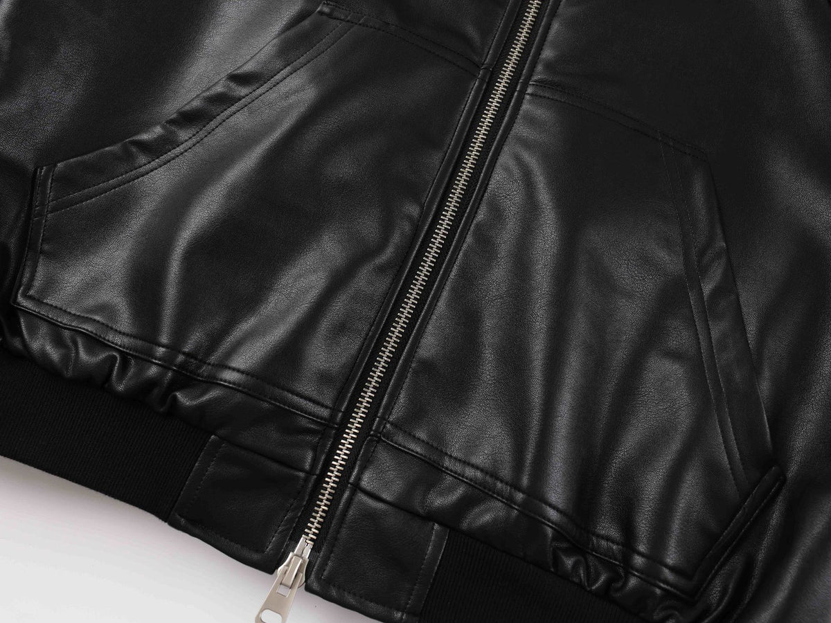 Galen Faux Leather Jacket