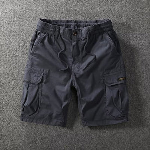 Combat Military Cargo Shorts Grey, XS - Streetwear Shorts - Slick Street