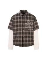 Dead Letter Layered Check Shirt