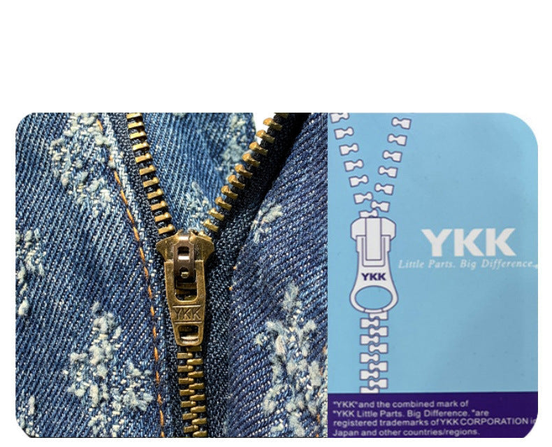 Frostflower Textured Jeans , - Streetwear Jeans - Slick Street