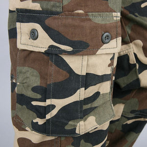 CA26 Tactical Camo Cargo Pants , - Streetwear Pants - Slick Street