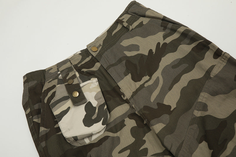 Haze Camo Cargos , - Streetwear Cargo Pants - Slick Street