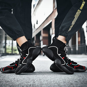 Orbit Knit Runners - Midnight Orbit , - Streetwear Shoes - Slick Street