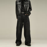 Underworld Baggy Biker Jeans Black, XXS - Streetwear Jeans - Slick Street