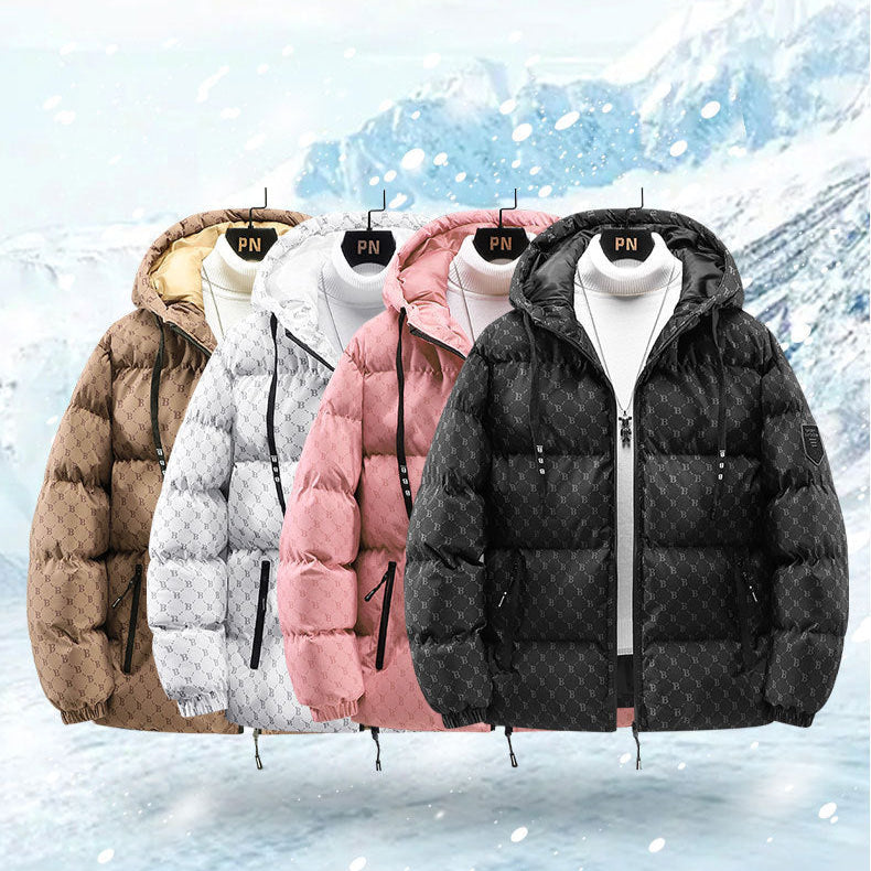 B Mono Puffer Jacket , - Streetwear Jacket - Slick Street