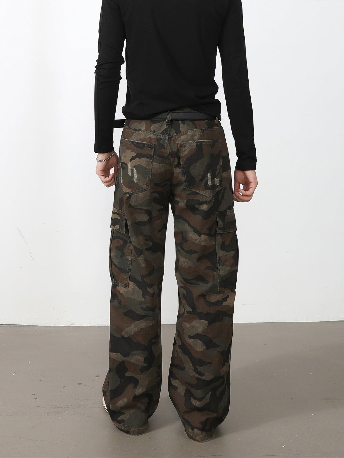 Brown Woodlands Camo Cargos