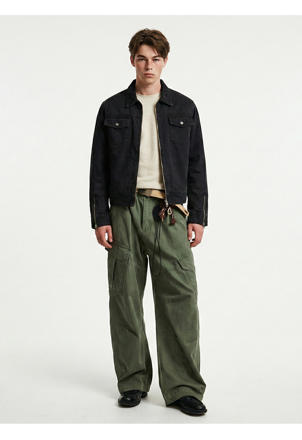 Cory Workwear Zip Jacket , - Streetwear Jacket - Slick Street