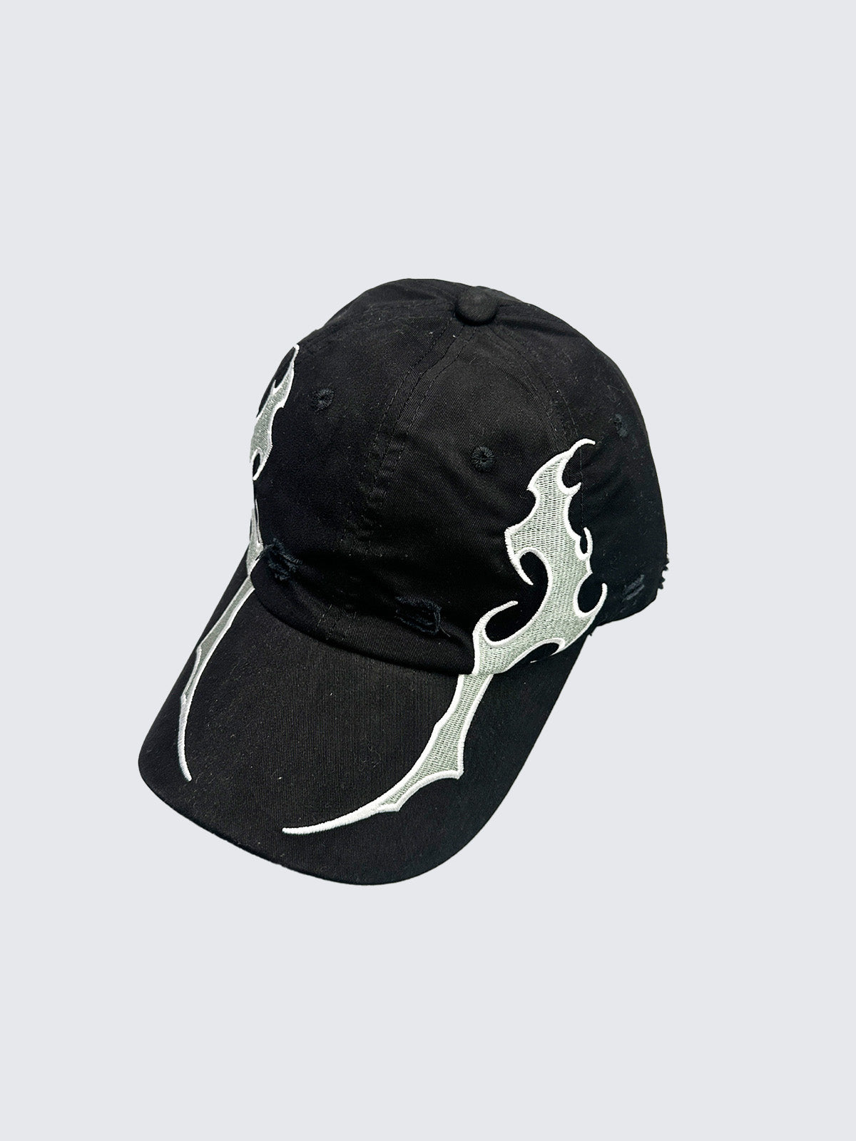 Distressed 'Mist' Baseball Cap