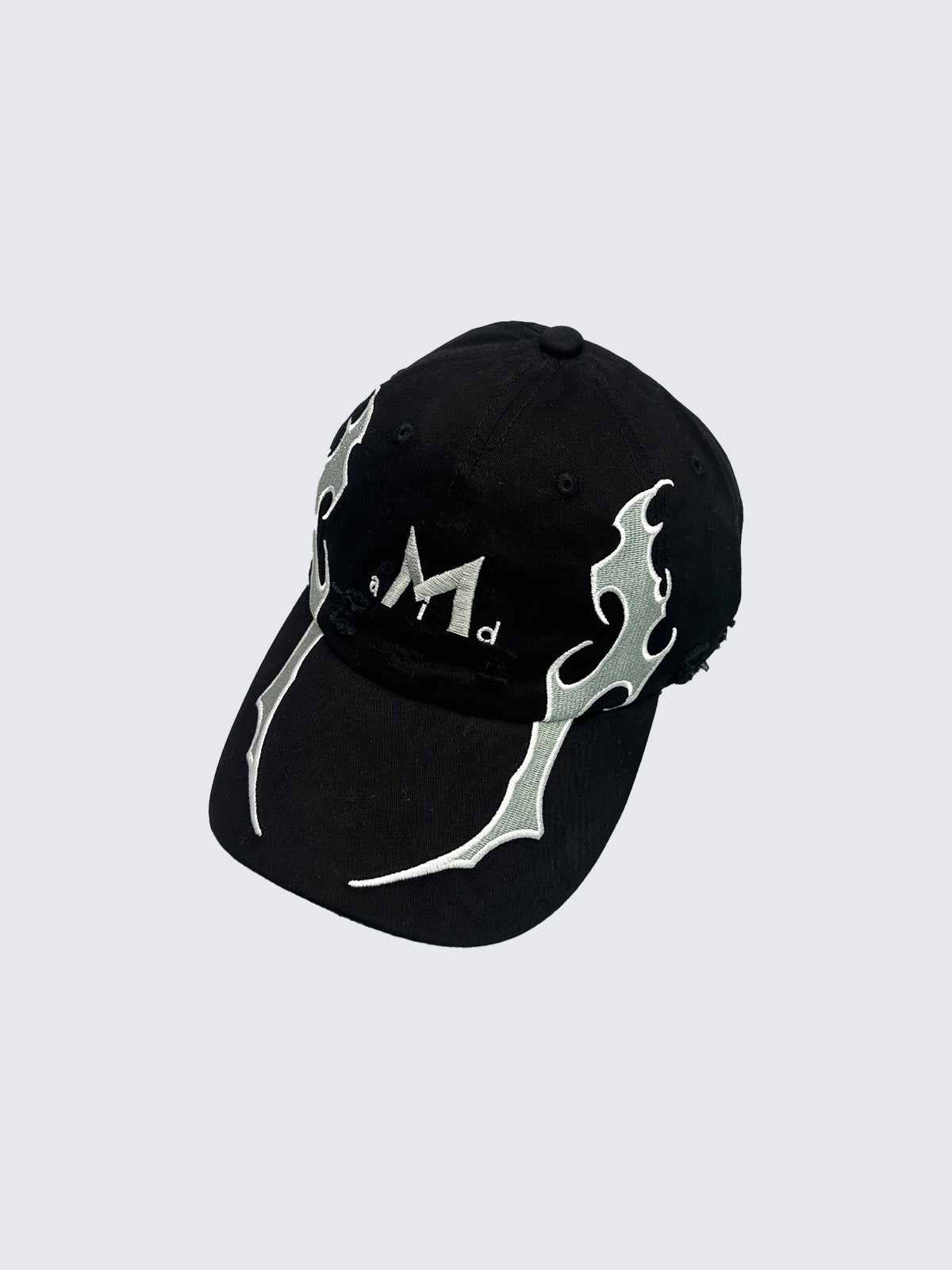 Distressed 'Mist' Baseball Cap