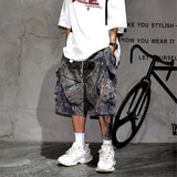 Terrain Camo Cargo Shorts A01, XS - Streetwear Shorts - Slick Street