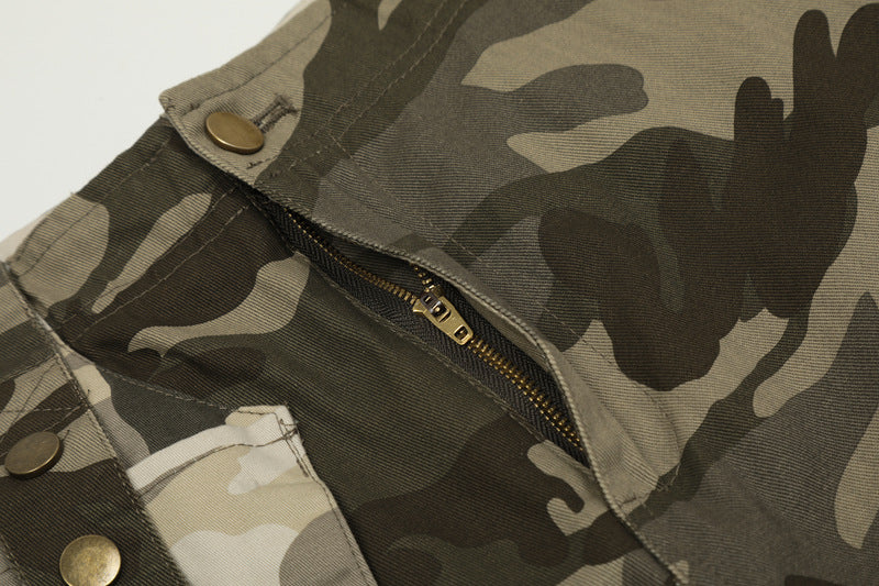 Haze Camo Cargos , - Streetwear Cargo Pants - Slick Street