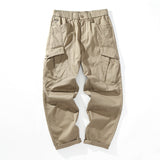 Desert Relaxed Fit Cargo Pants Khaki, 28 - Streetwear Cargo Pants - Slick Street