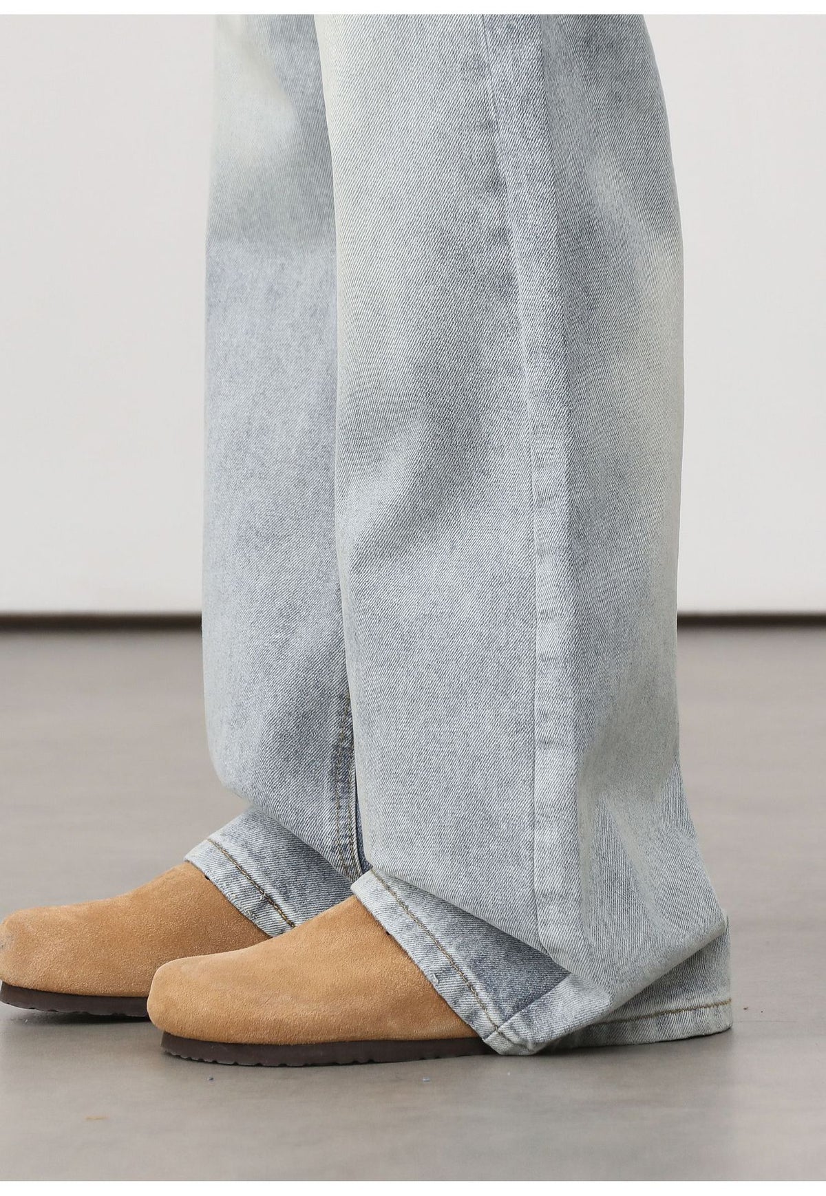 Washed Flare Jeans