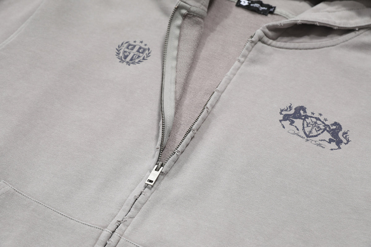 Lior Patchwork Zip Hoodie