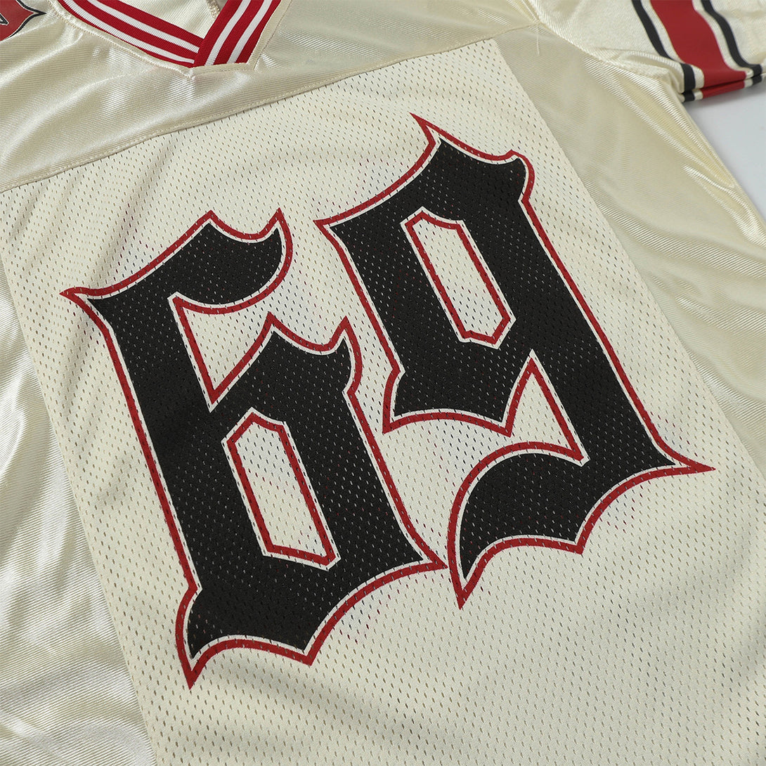 Cream '69' Football Jersey , - Streetwear - Slick Street