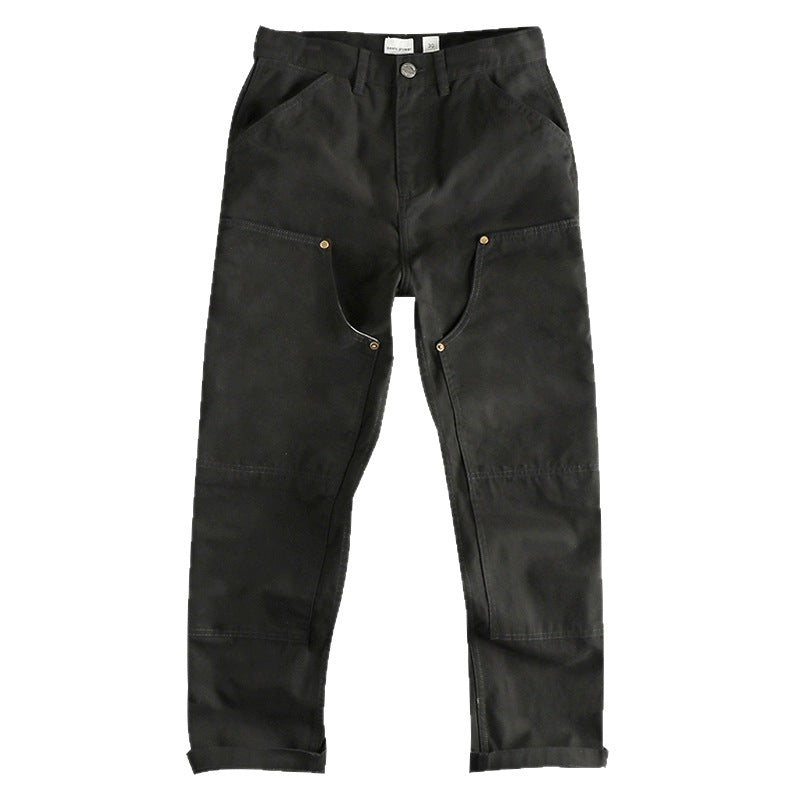 Canvas Carpenter Pants , - Streetwear Pants - Slick Street