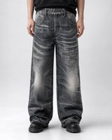 Phantom Fade Jeans Washed Grey, 28 - Streetwear Jeans - Slick Street