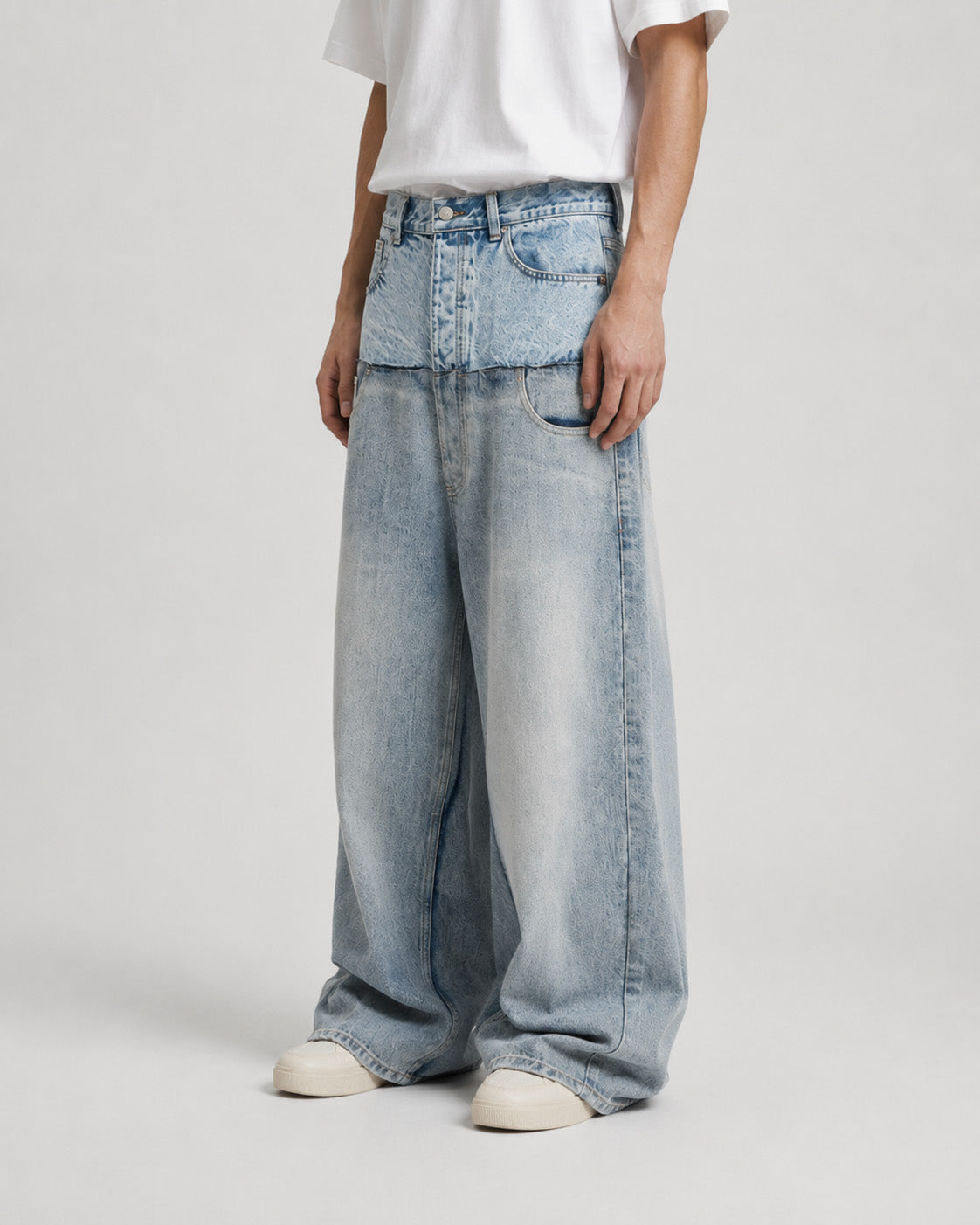Recode Double-Waist Jeans , - Streetwear Jeans - Slick Street
