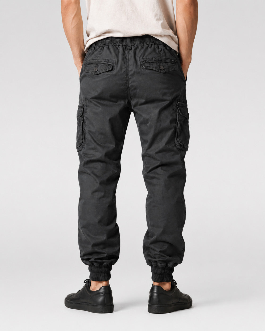 Rib Pocket Cargo Pants , - Streetwear Cargo Pants - Slick Street
