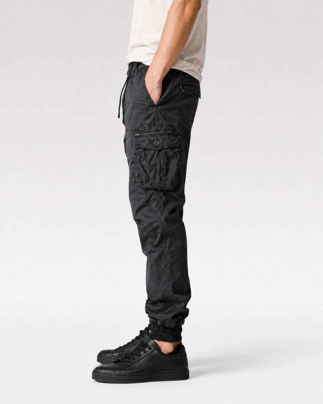 Rib Pocket Cargo Pants , - Streetwear Cargo Pants - Slick Street
