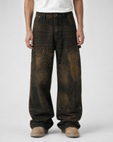 Rustline Carpenter Jeans Rich Brown, 30 - Streetwear Jeans - Slick Street