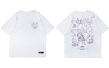 No Big Deal Space Anime T-Shirt White, M - Streetwear T-Shirts - Slick Street