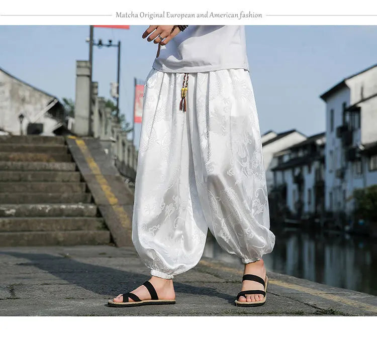 Dragon Japanese Pants , - Streetwear Pants - Slick Street