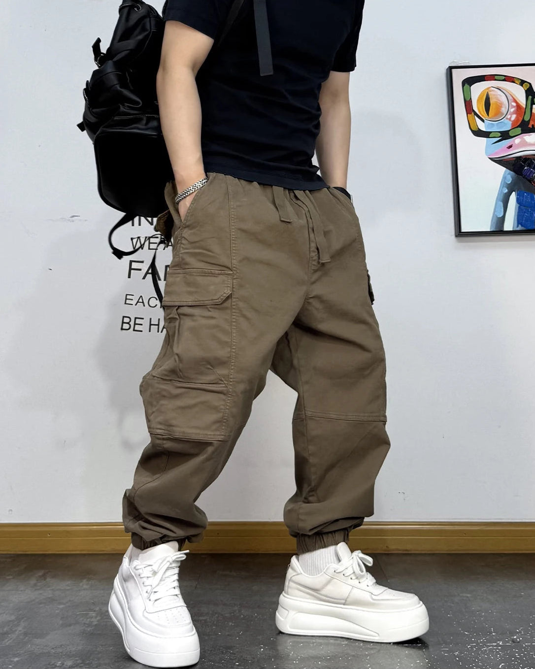 Drift Baggy Cargo Pants , - Streetwear Cargo Pants - Slick Street