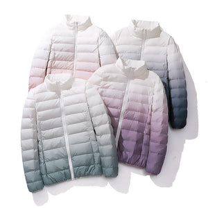 Duplex Ombre Ultra Light Puffer Jacket ,  - Streetwear Jacket - Slick Street