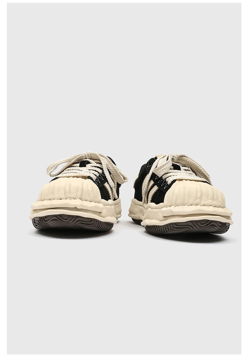 SP1 Striped Board Sneakers , - Streetwear Shoes - Slick Street