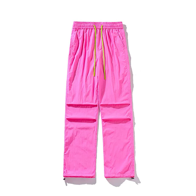 Solid Color Oversized Cargo Pants ,  - Streetwear Pants - Slick Street