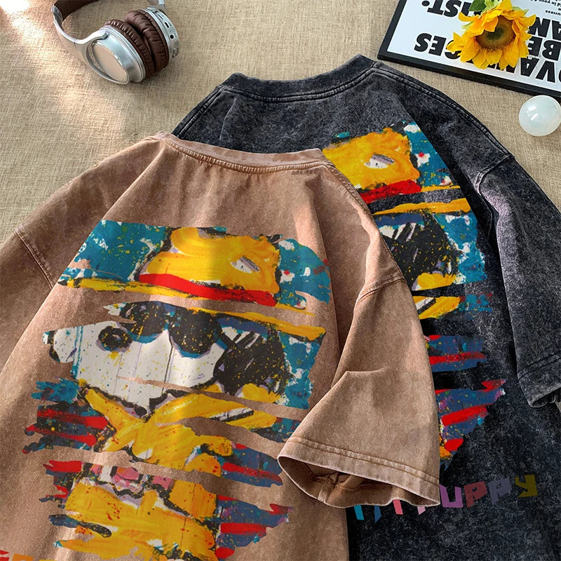 Spy Labrador Puppy Graffiti T-Shirt , - Streetwear T-Shirts - Slick Street