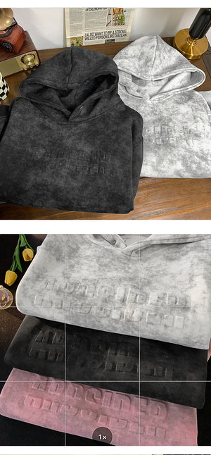 Tie-Dye Kangaroo Pocket Pullover Hoodie , - Streetwear Hoodie - Slick Street