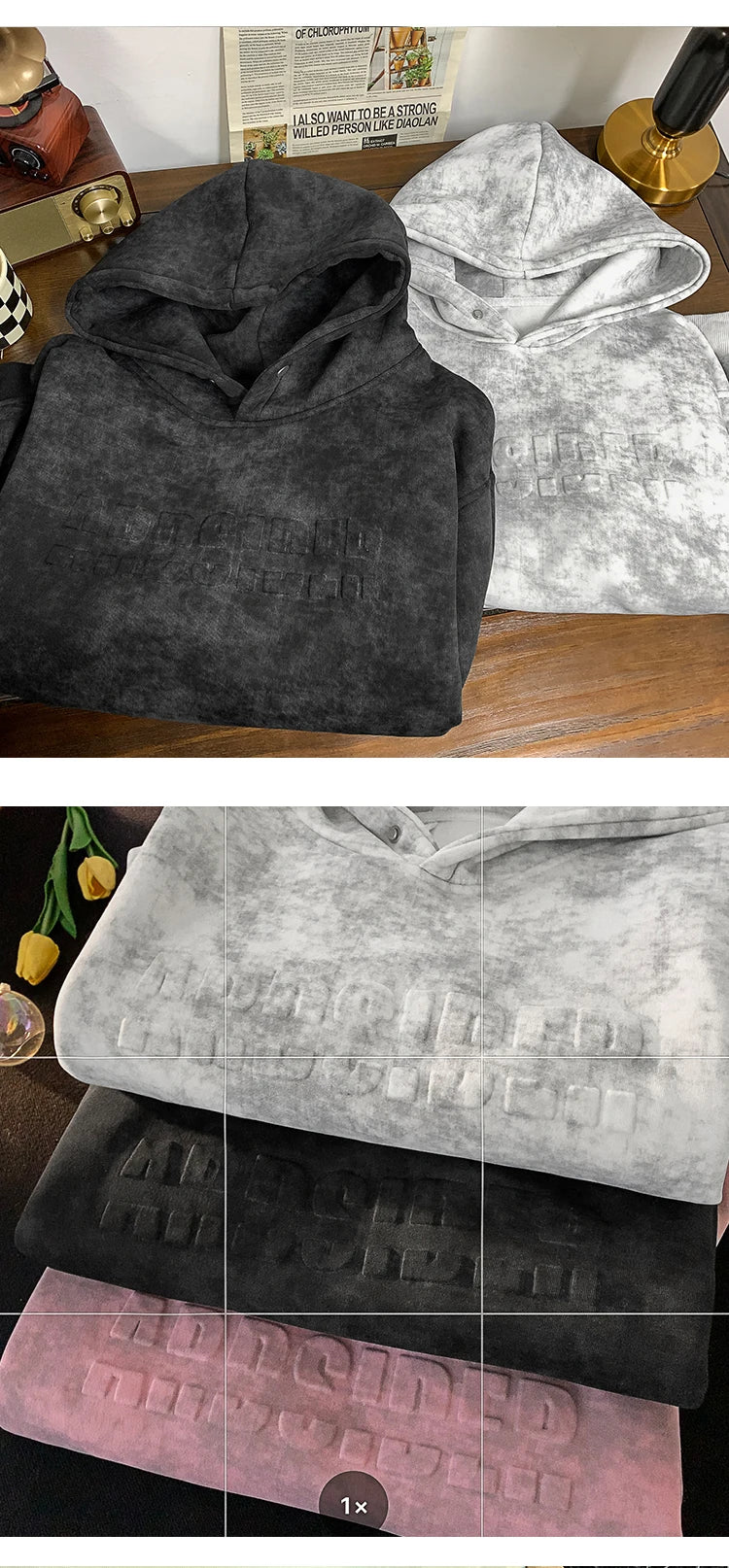 Tie-Dye Kangaroo Pocket Pullover Hoodie , - Streetwear Hoodie - Slick Street