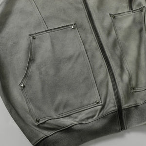 T2 Rivet Zipper Hoodie , - Streetwear Hoodie - Slick Street