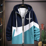 SANTA Three Color Tinted Fleece Hoodie Navy, XS - Streetwear Hoodie - Slick Street