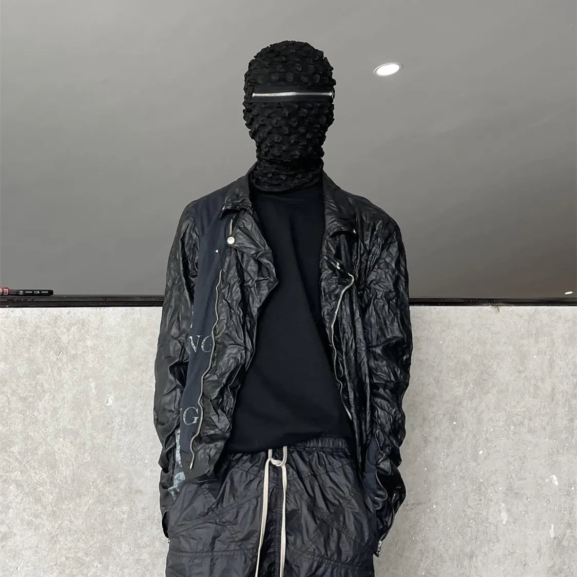 Full Face Mask Zipper Style Monkey Cap , - Streetwear Cap - Slick Street