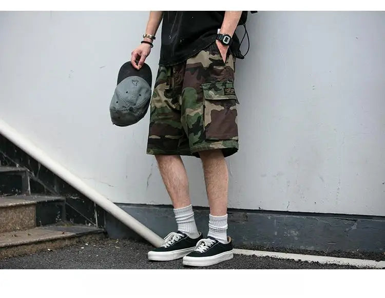 Camouflage Army Combat Style Shorts ,  - Streetwear Shorts - Slick Street