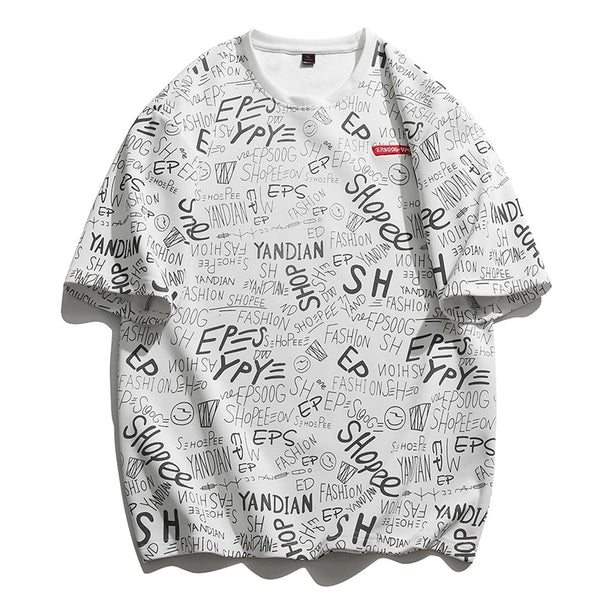 Graffiti Urban Art Style T-Shirts White, XS - Streetwear T-Shirt - Slick Street