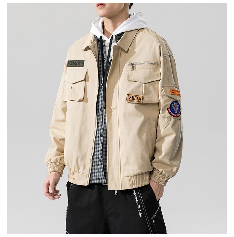 Double Welt Pocket Zipper Style Jacket ,  - Streetwear Jacket - Slick Street