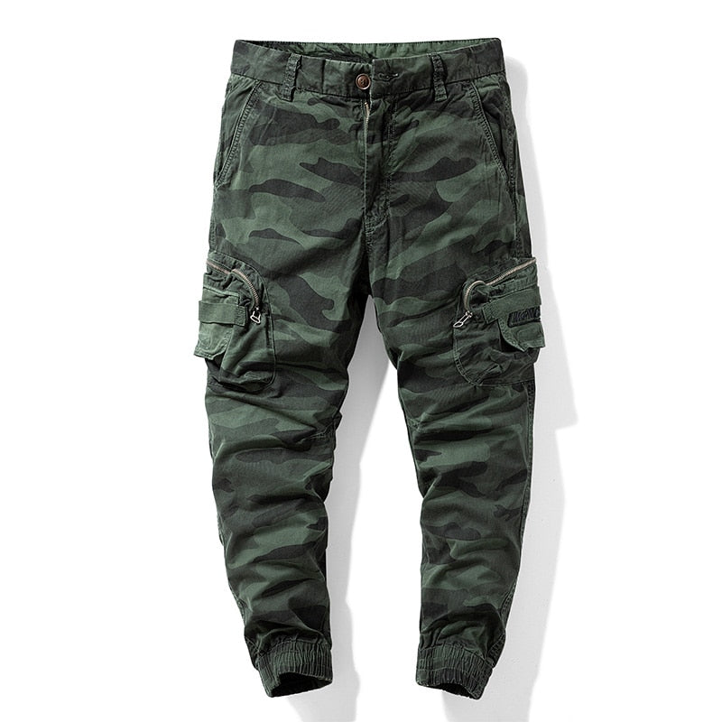 A1 Military Cargo Pants 28, Army Green - Streetwear Cargo Pants - Slick Street