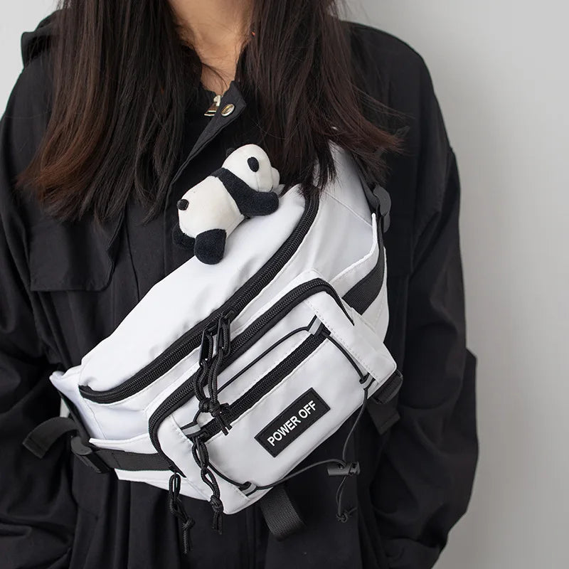 Power OFF Crossbody Bag , - Streetwear Bag - Slick Street
