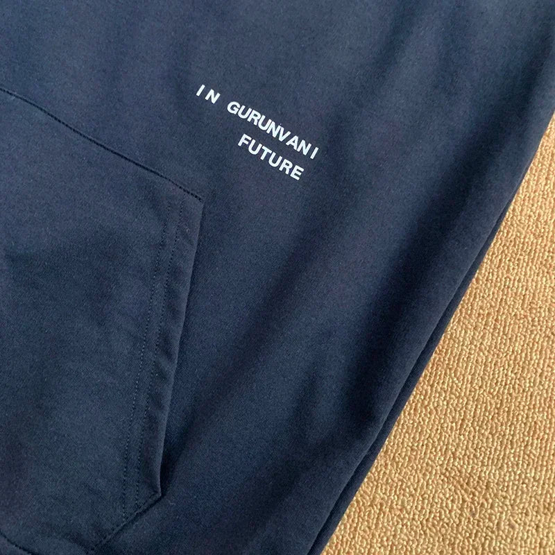 Black And Blue Color Two Piece Hoodie , - Streetwear Hoodie - Slick Street