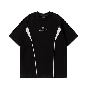 SC Achievement O-Neck T-Shirt Black, XS - Streetwear T-Shirt - Slick Street
