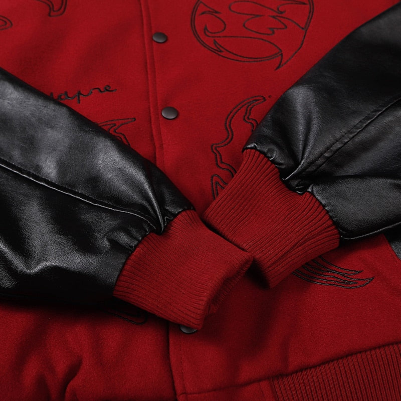 AESUAPRE Variant Symbol Button Up Jacket ,  - Streetwear Jacket - Slick Street